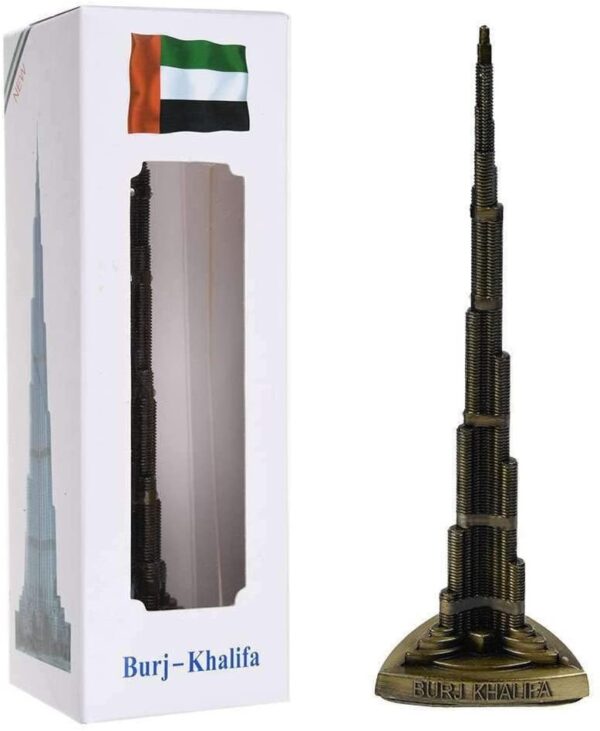 Burj Khalifa Model Antique Famous Monuments Statue Model Figurine Burj Khalifa Decoration - Image 3